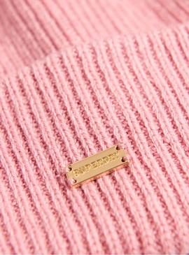 Gorro Superdry Heritage Rosa Mulher