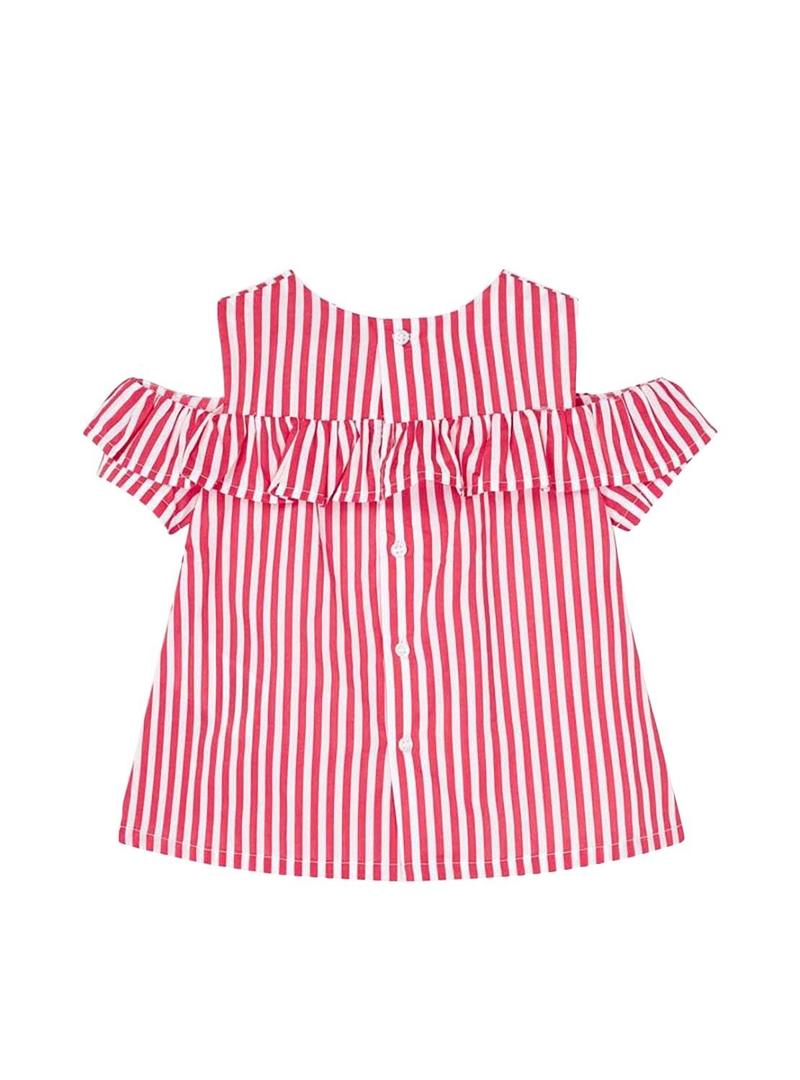 Blusa Mayoral Rayas Vermelho para Menina