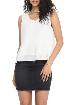 Top Only Lirena Branco para Mulher