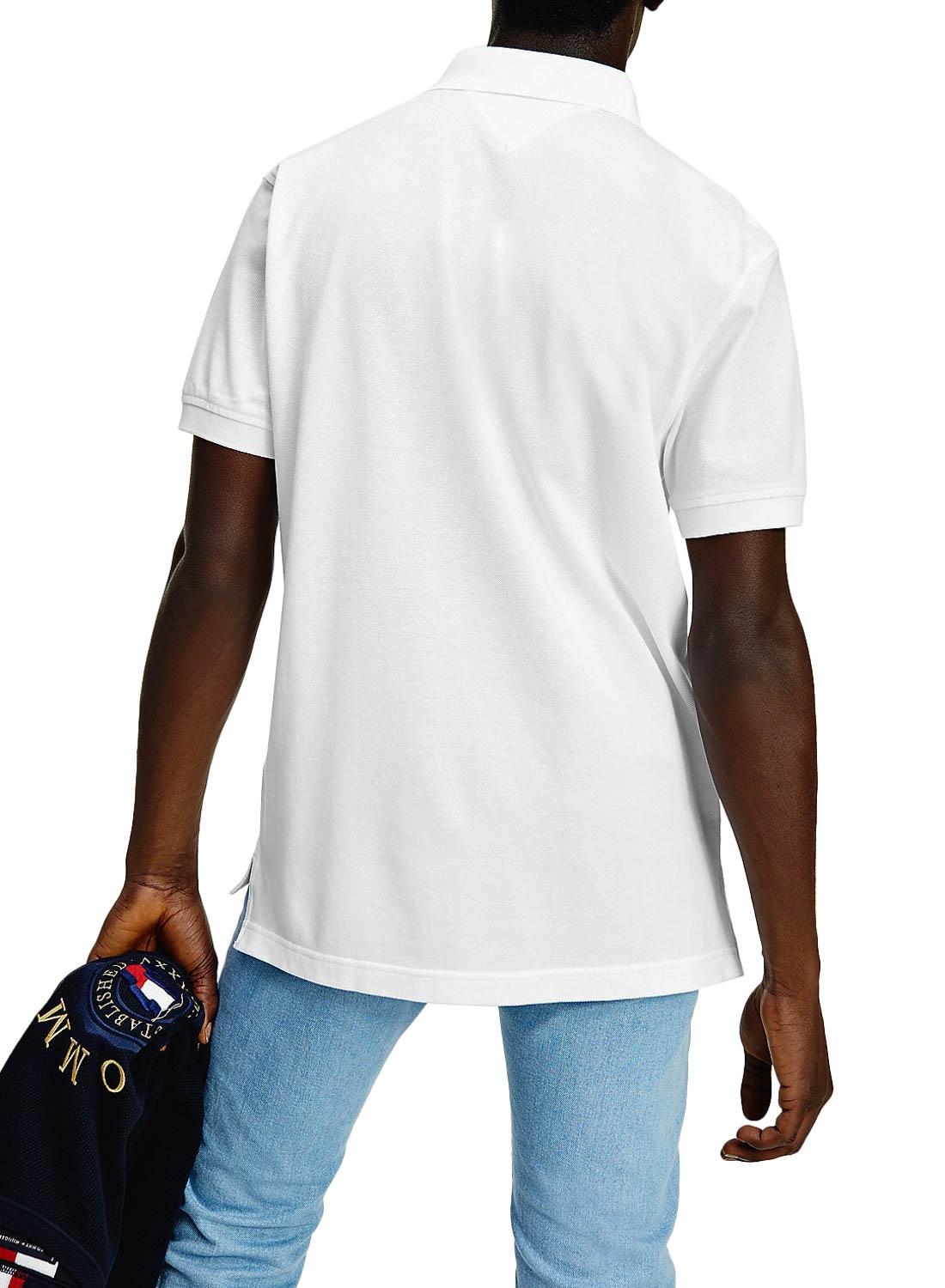 Camisa Polo Tommy Hilfiger 1985 Branca para Homem