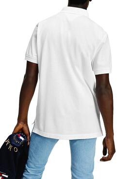 Camisa Polo Tommy Hilfiger 1985 Branca para Homem