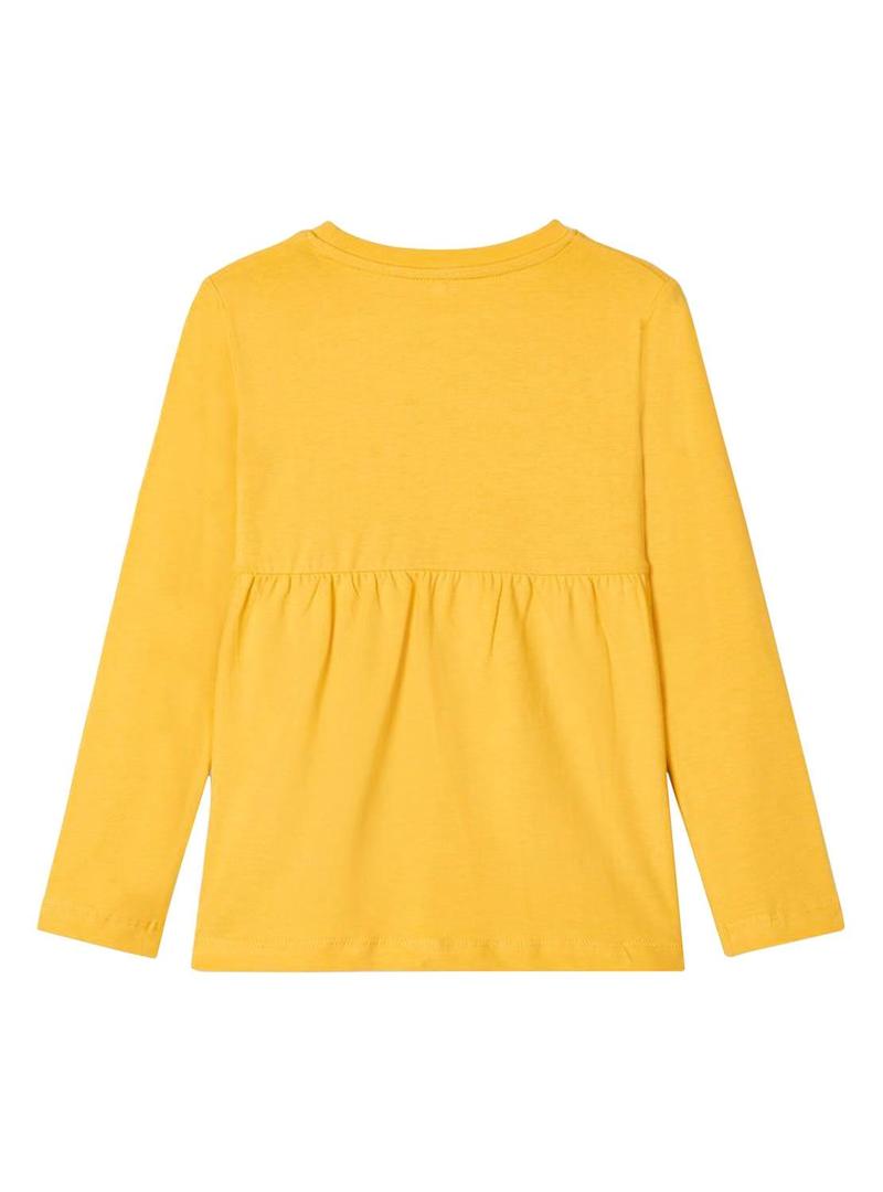 T-Shirt Name It LOL Mostarda para Menina