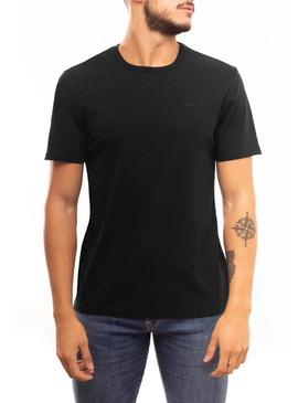 T-Shirt Klout Organic Premium Preto para Homem