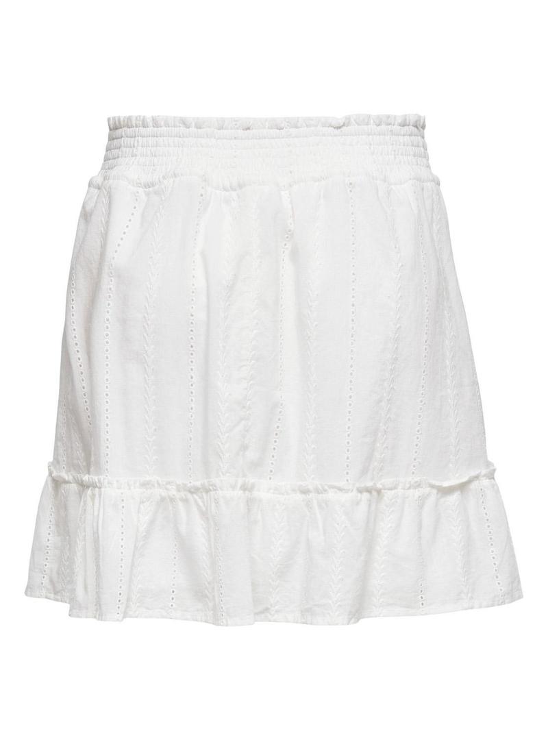 Saia Only Maria Branco para Mulher